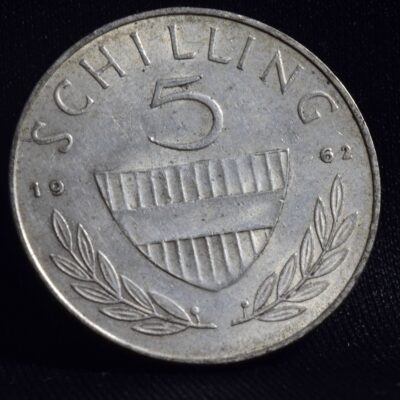 5 Schillings Austria 1962